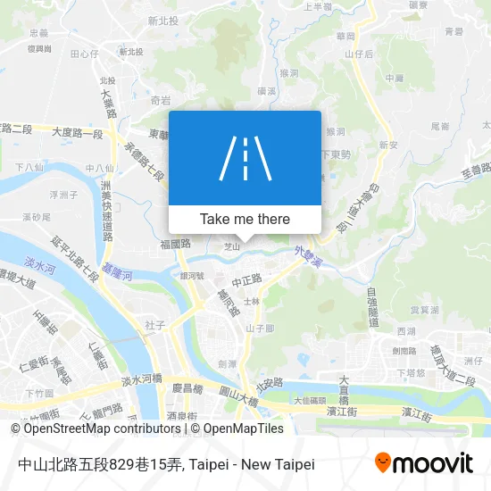 中山北路五段829巷15弄地圖