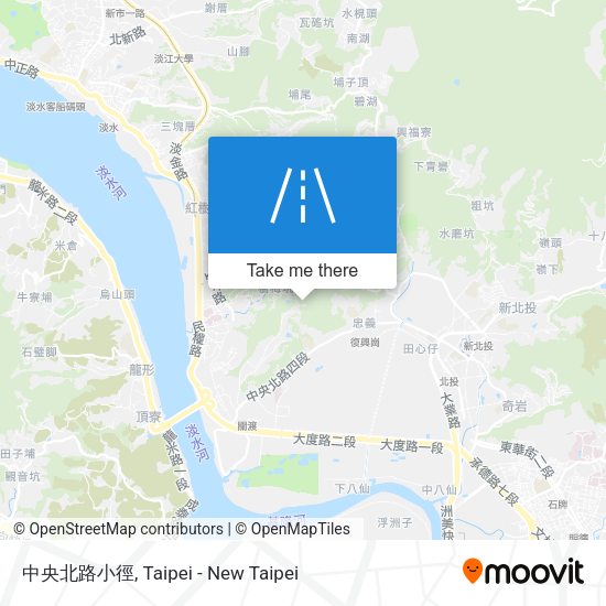 中央北路小徑 map
