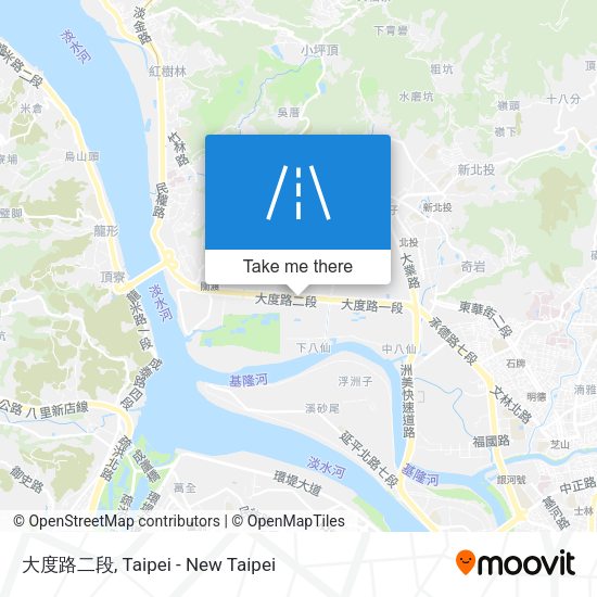 大度路二段地圖