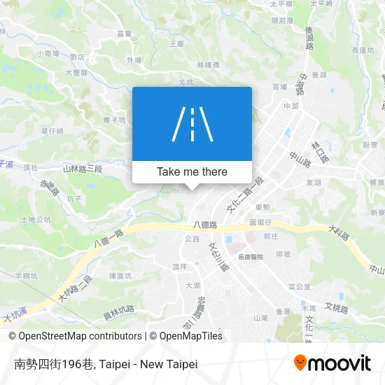 南勢四街196巷地圖