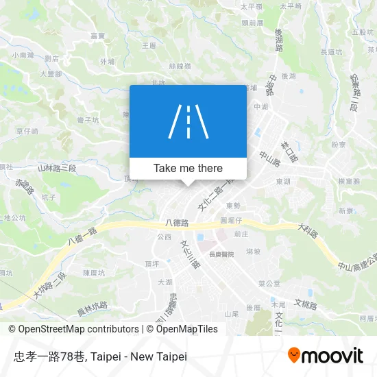 忠孝一路78巷地圖
