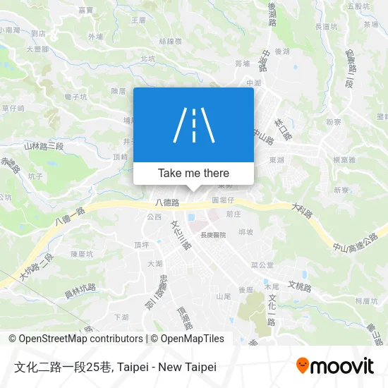 文化二路一段25巷地圖