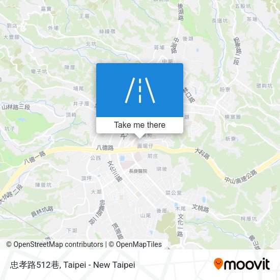 忠孝路512巷 map