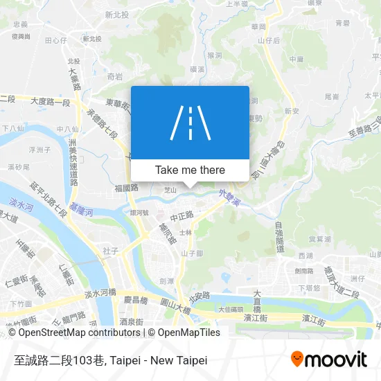至誠路二段103巷地圖