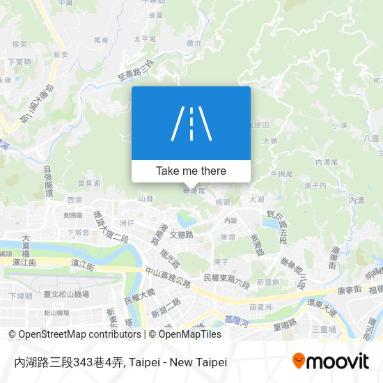 內湖路三段343巷4弄地圖