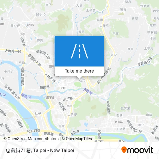 忠義街71巷地圖