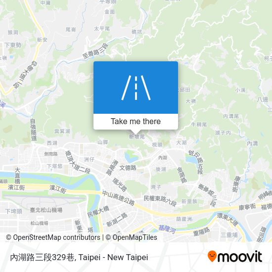內湖路三段329巷地圖