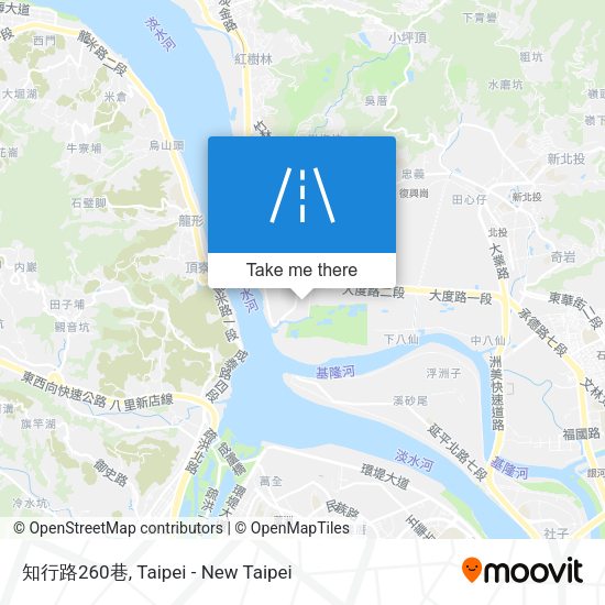 知行路260巷地圖
