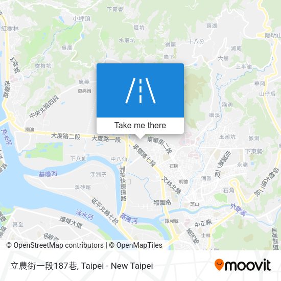 立農街一段187巷 map