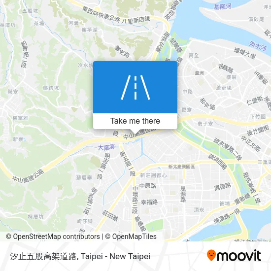 汐止五股高架道路 map