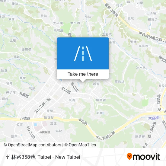 竹林路358巷地圖