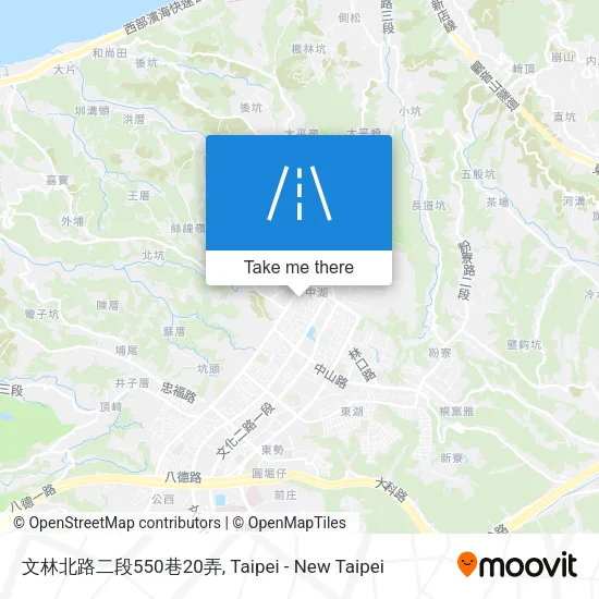 文林北路二段550巷20弄地圖