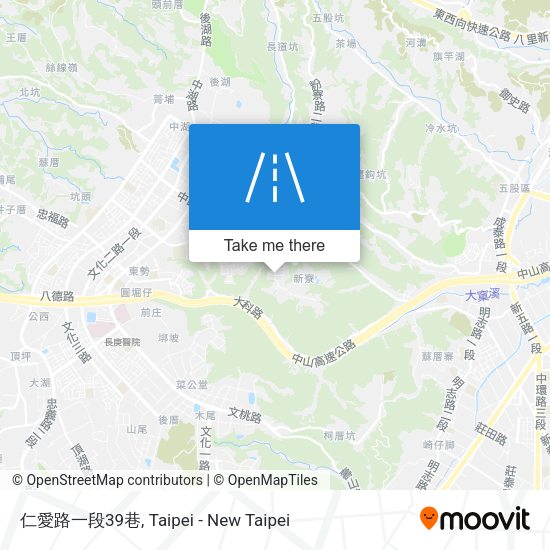 仁愛路一段39巷地圖