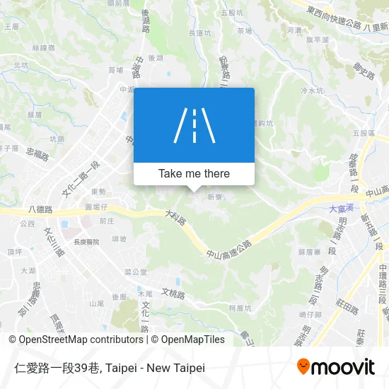 仁愛路一段39巷地圖