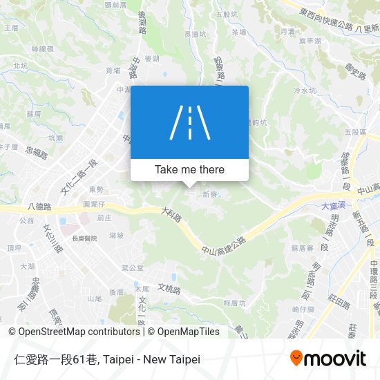 仁愛路一段61巷 map