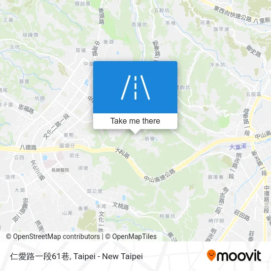 仁愛路一段61巷地圖