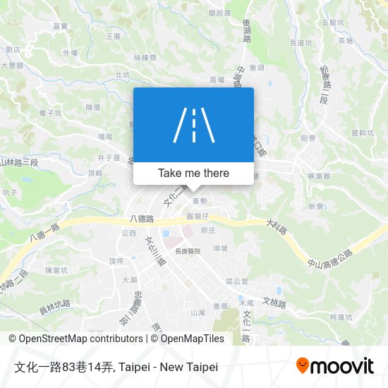 文化一路83巷14弄地圖