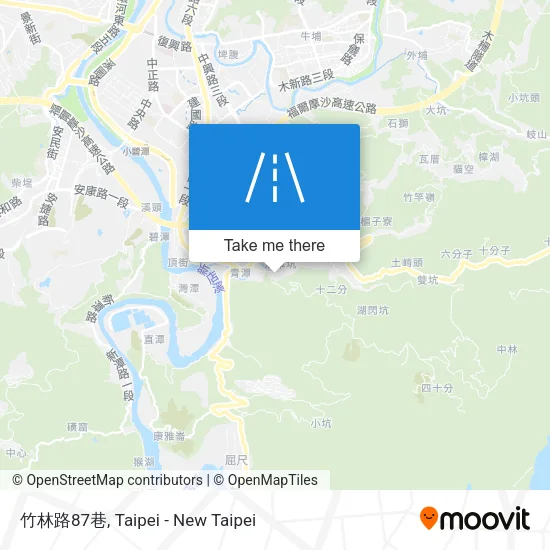 竹林路87巷地圖