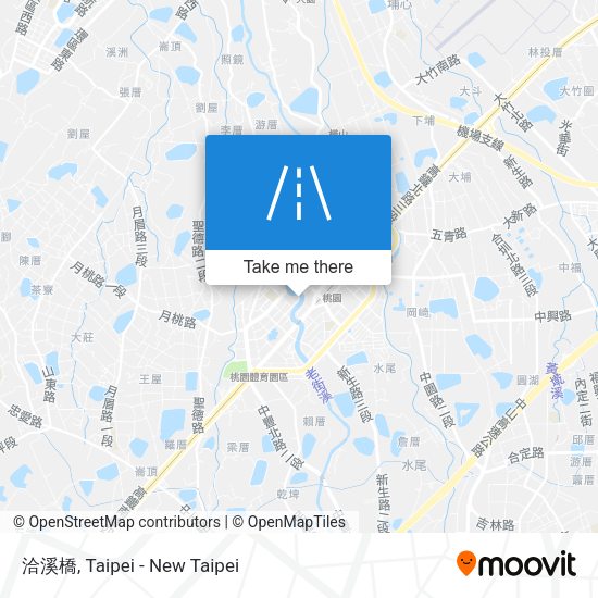 洽溪橋 map