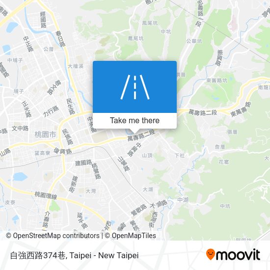 自強西路374巷 map