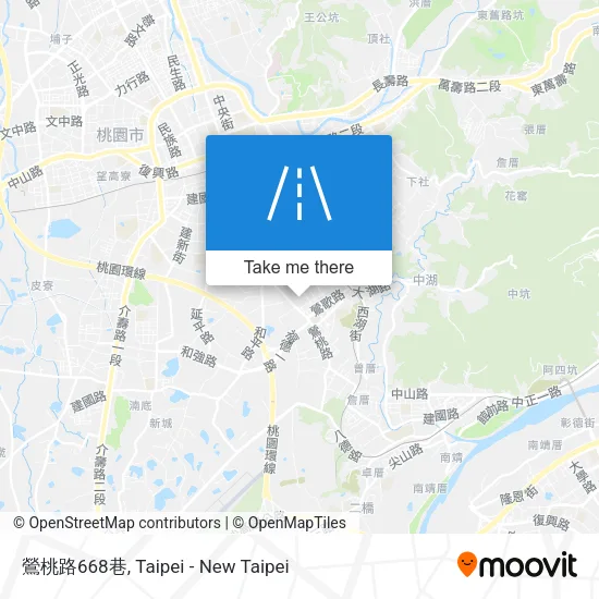 鶯桃路668巷 map