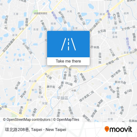 環北路208巷 map