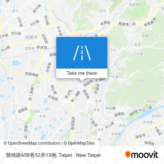鶯桃路658巷52弄13衕地圖