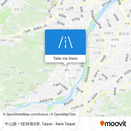 中山路一段58巷8弄地圖
