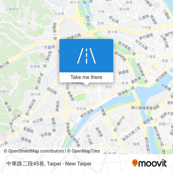 中華路二段45巷地圖