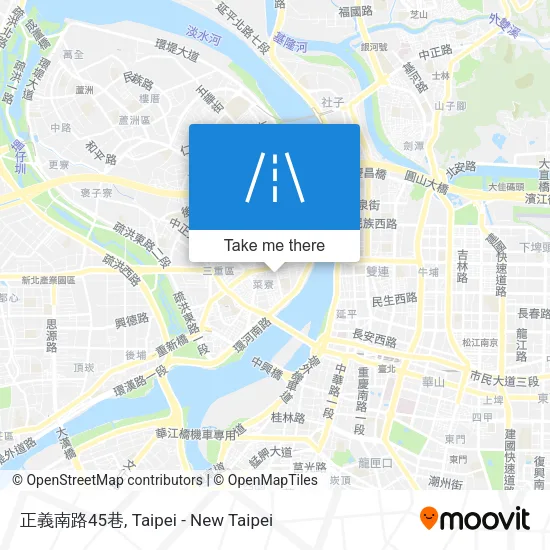 正義南路45巷地圖