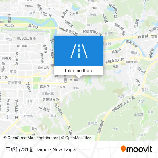 玉成街231巷地圖
