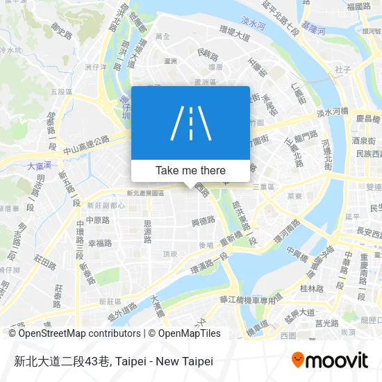 新北大道二段43巷地圖