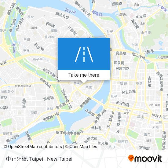 中正陸橋地圖
