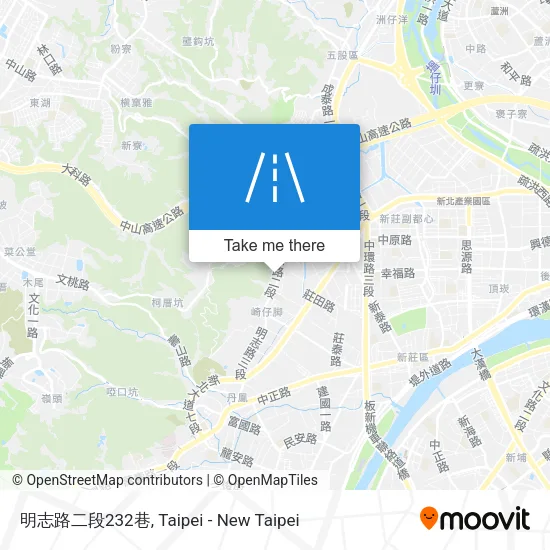 明志路二段232巷地圖
