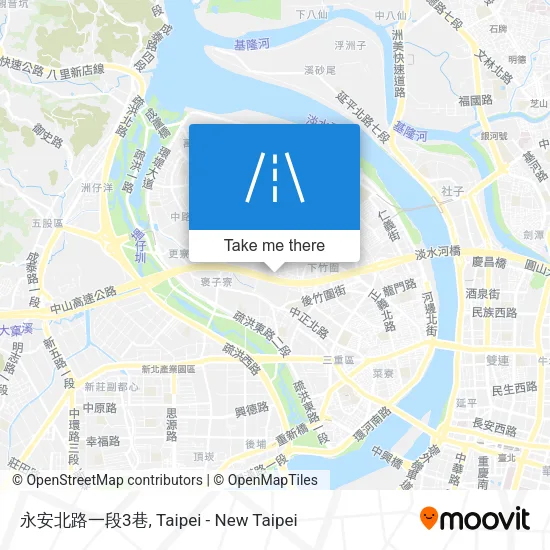 永安北路一段3巷地圖
