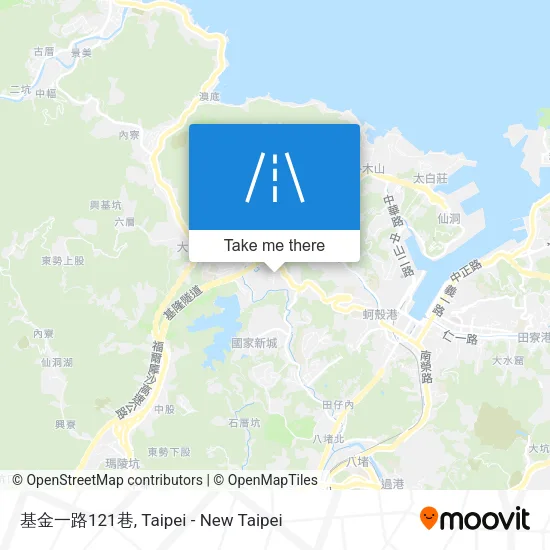 基金一路121巷 map