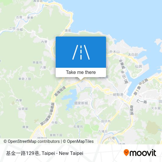 基金一路129巷地圖