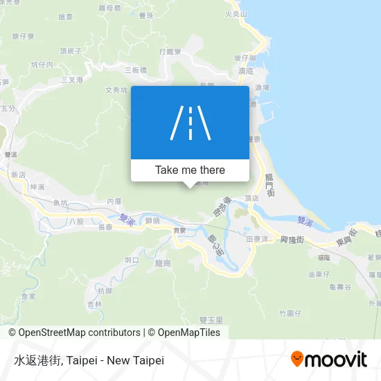 水返港街 map