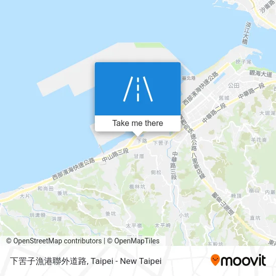 下罟子漁港聯外道路 map
