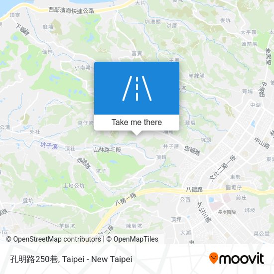 孔明路250巷 map