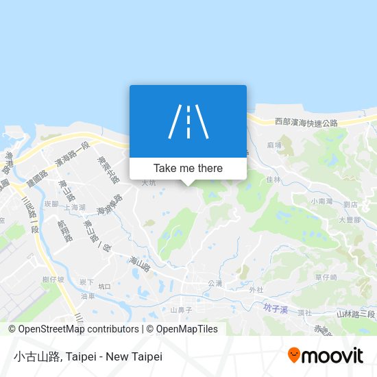小古山路地圖