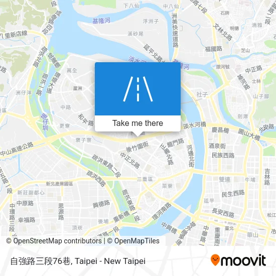 自強路三段76巷地圖