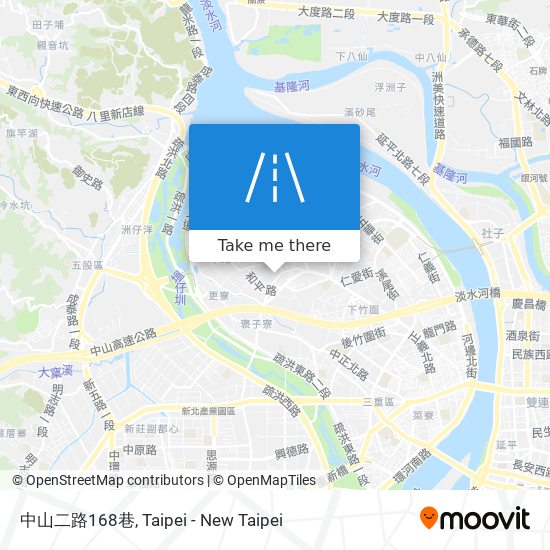 中山二路168巷地圖