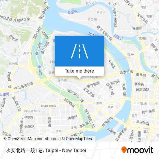 永安北路一段1巷地圖