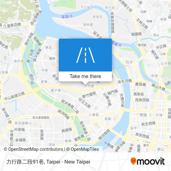 力行路二段91巷地圖