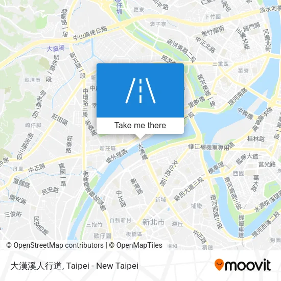 大漢溪人行道 map