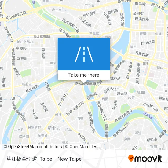 華江橋牽引道 map