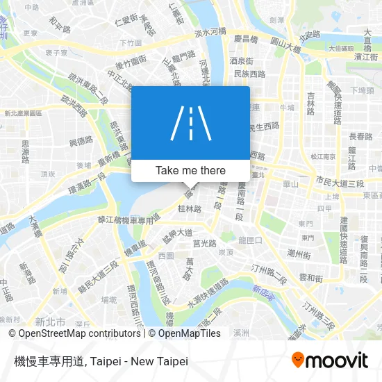 機慢車專用道 map
