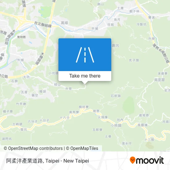阿柔洋產業道路 map