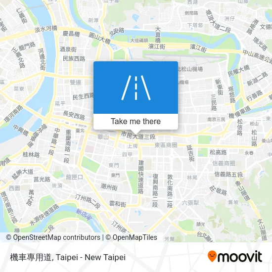 機車專用道 map